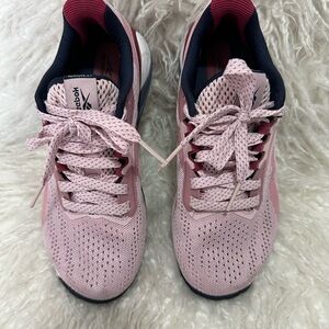 Reebok Light Pink Mesh Sneakers